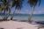 DOMINICAN REPUBLIC, Las galeras - beach of the village of las galeras towards downtown.