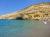 crete beach at Matala