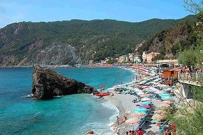 Monterosso Beach Cinque Terre Liguria, ITALY Beach