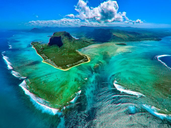 Morne Brabant, Mauritius southwest, Indian Ocean