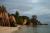 seychelles islands beach at Source d'Argent Beach La Digue