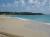 SAINT MARTIN, Long Bay - beaches virtually alone in front of the caribbean sea.