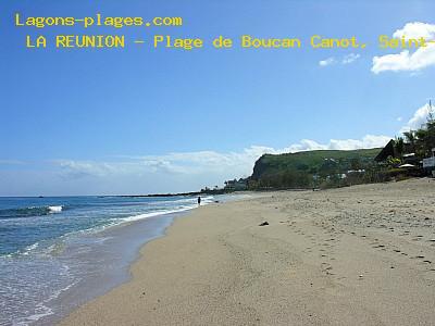 Beach of Boucan Canot, Saint-Gilles, REUNION ISLAND Beach