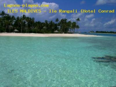 Island Rangali (Hotel Conrad - ex Hilton), MALDIVES Beach